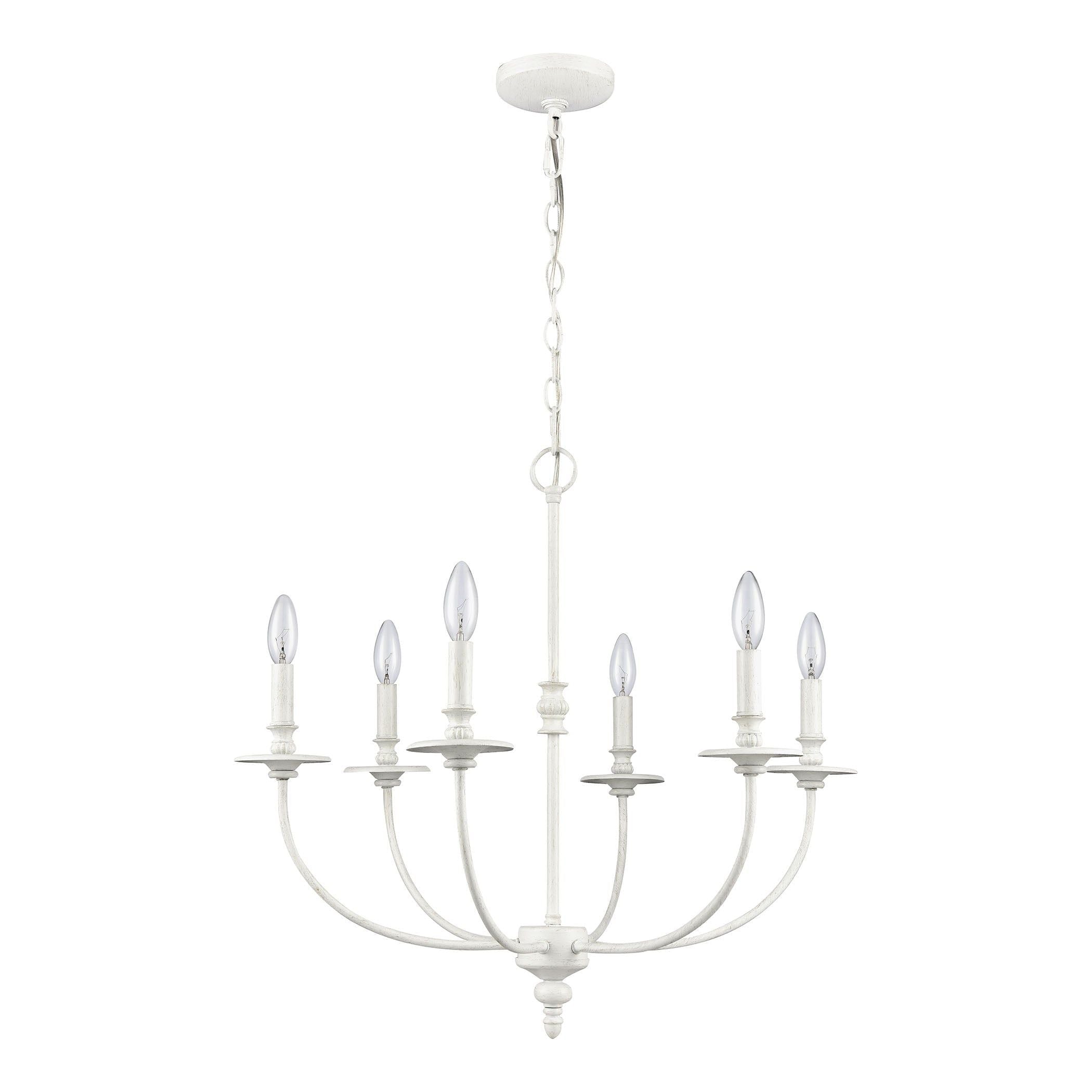 Hartford 25" Wide 6-Light Chandelier