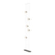 Abacus 5-Light Floor to Ceiling Plug-In LED Lamp
