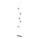 Abacus 5-Light Floor to Ceiling Plug-In LED Lamp