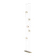 Abacus 5-Light Floor to Ceiling Plug-In LED Lamp