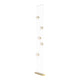 Abacus 5-Light Floor to Ceiling Plug-In LED Lamp