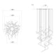 Ballet 24-Light Swag LED Pendant (with 20' Cords)