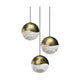 Grapes 3-Light Round Large LED Pendant
