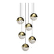 Grapes 6-Light Round Large LED Pendant