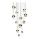 Grapes 12-Light Round Assorted LED Pendant