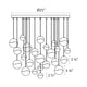 Grapes 24-Light Round Assorted LED Pendant
