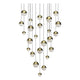 Grapes 24-Light Round Assorted LED Pendant