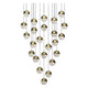 Grapes 24-Light Round Large LED Pendant