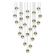 Grapes 24-Light Round Medium LED Pendant