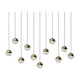 Grapes 11-Light Rectangle Medium LED Pendant