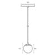 Champagne Bubbles LED Pendant