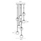 Champagne Bubbles 9-Light Round LED Pendant