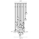 Champagne Bubbles 24-Light Round LED Pendant