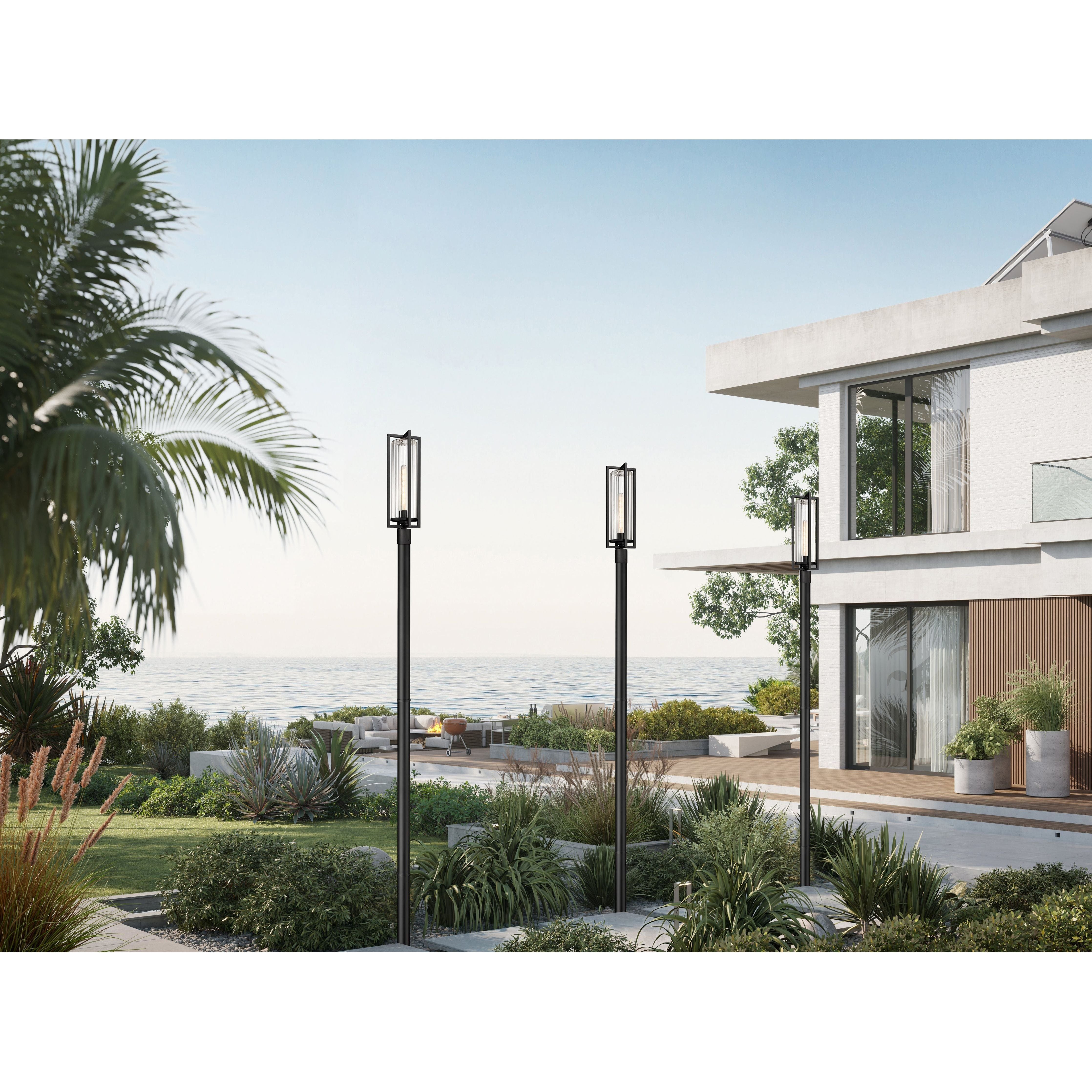 Aura 1-Light Outdoor Post Mounted Fixture