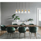 Aimie 5-Light Linear Chandelier