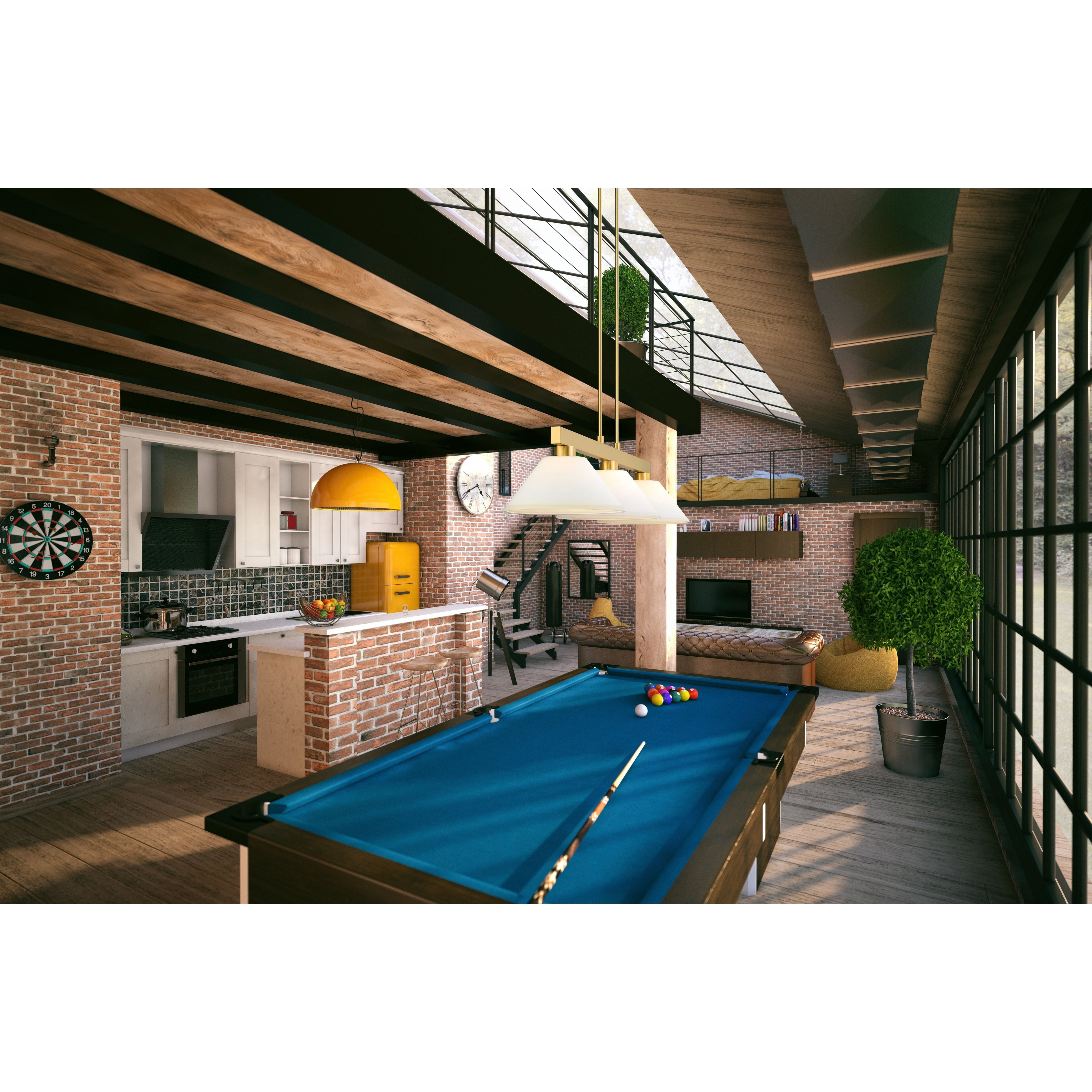 Cobalt 3-Light Billiard