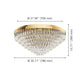 Valparaiso 30" 16-Light Flush Mount