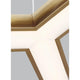 Vaughn Three Light Chandelier