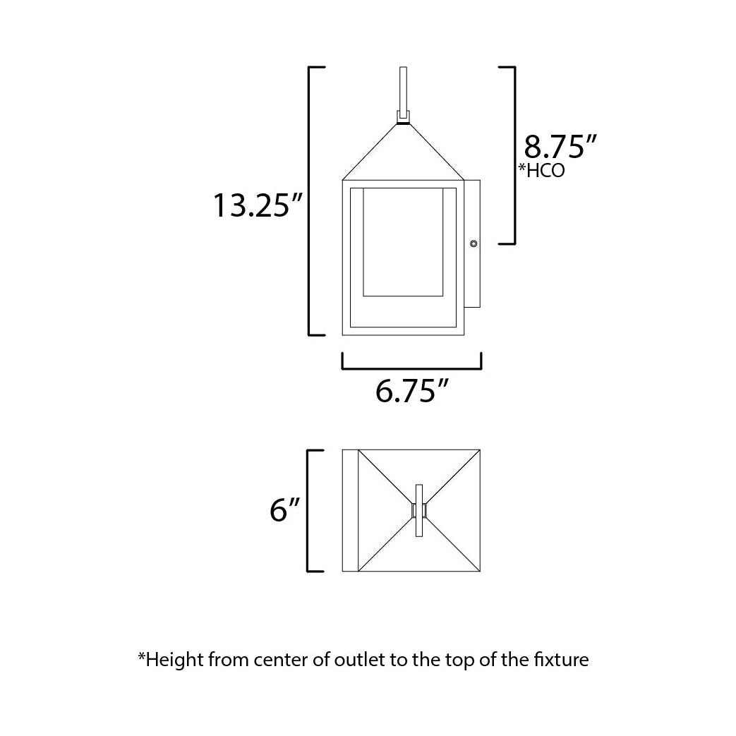 Aldous 1-Light Small Outdoor Sconce