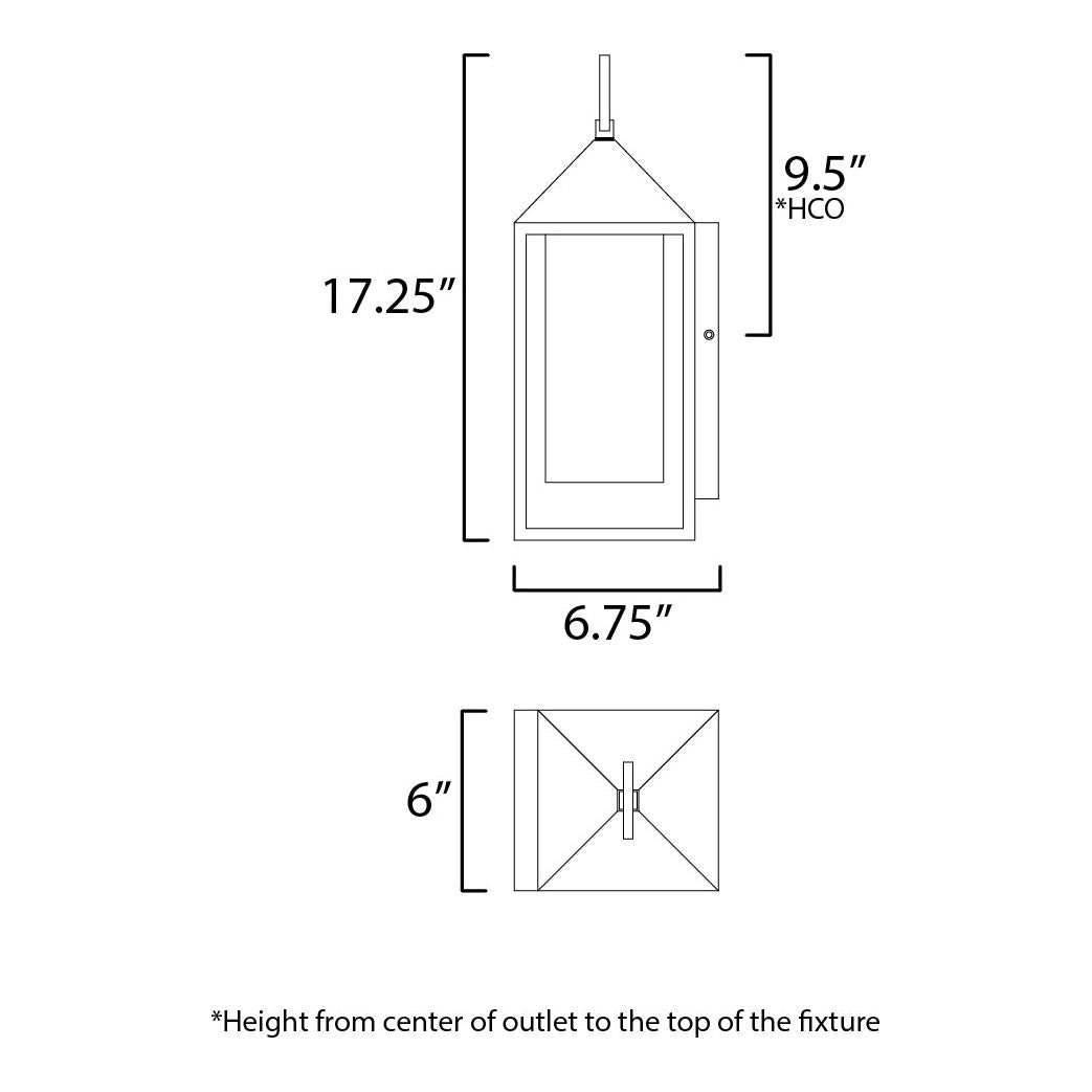 Aldous 1-Light Outdoor Sconce