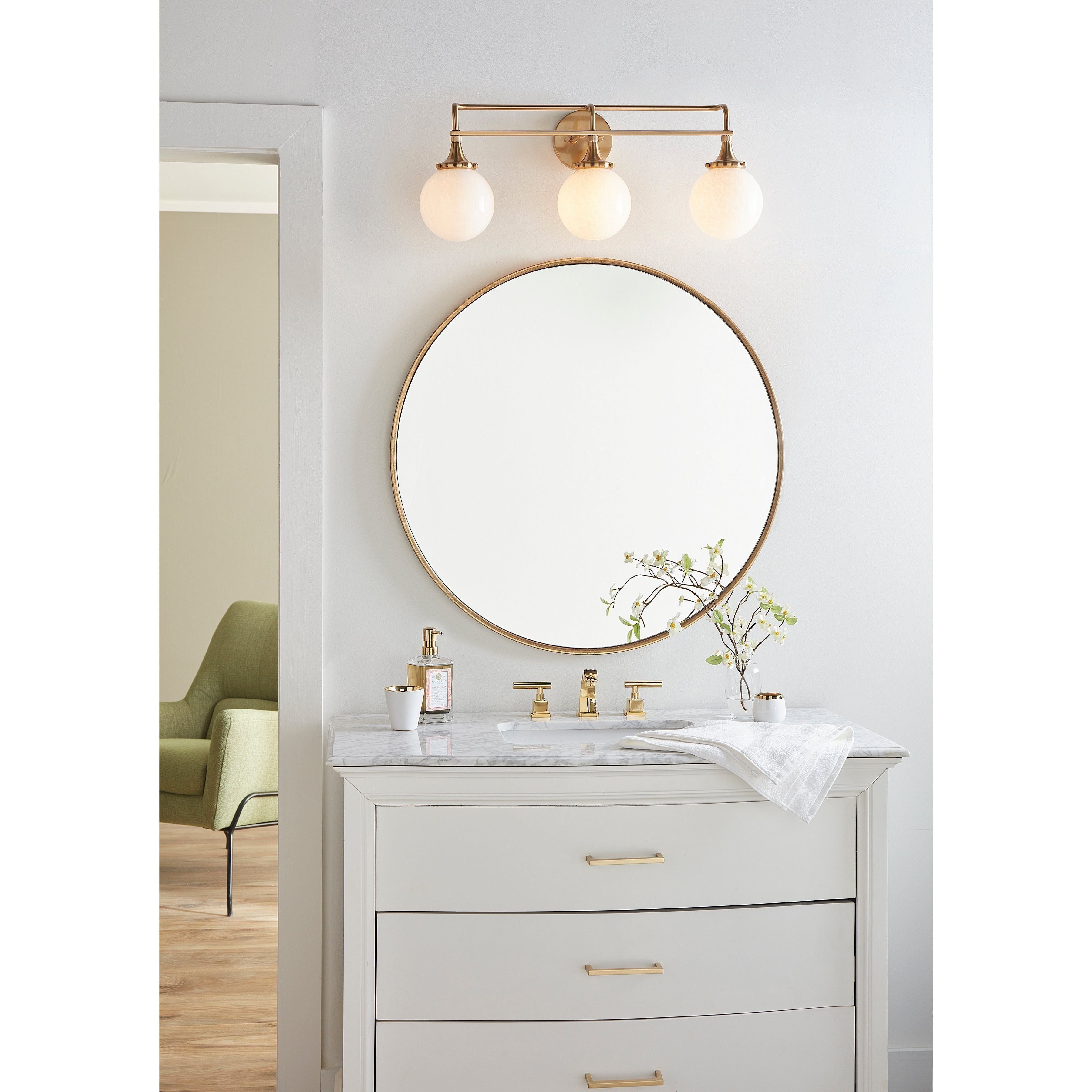 Beverly Hills 28" Wide 3-Light Vanity Light