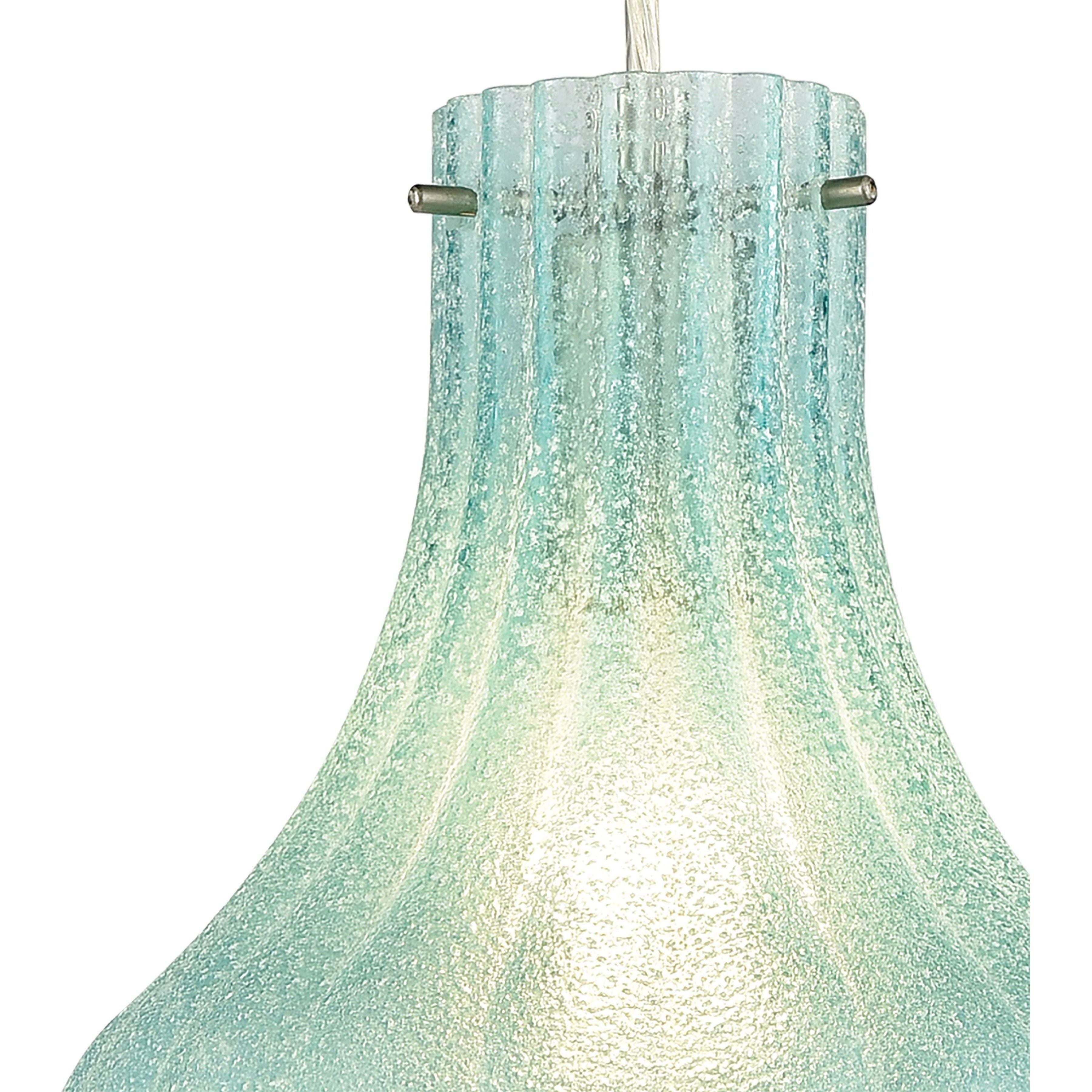 Coastal Scallop 8" Wide 1-Light Mini Pendant