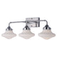 New School 3-Light LED Bath Vanity