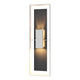 Shadow Box Tall Outdoor Sconce with Slate