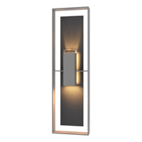 Shadow Box Tall Outdoor Sconce with Slate