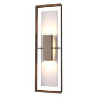 Shadow Box Tall Outdoor Sconce