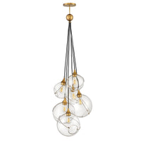 Skye Medium Six Light Multi Tier Chandelier