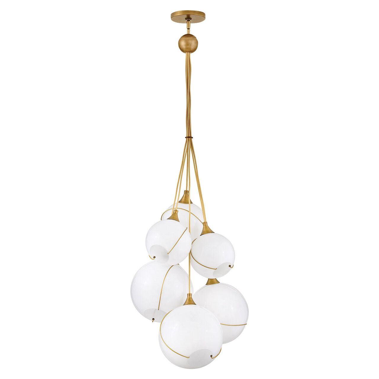 Skye Medium Six Light Multi Tier Chandelier