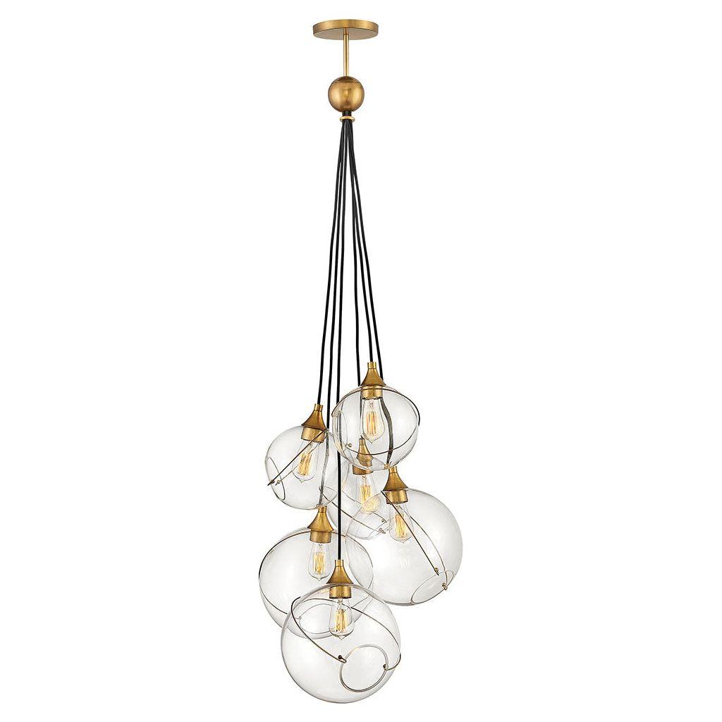 Skye Medium Six Light Multi Tier Chandelier