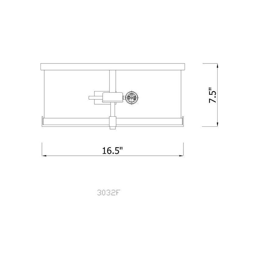 Callista 3-Light Flush Mount