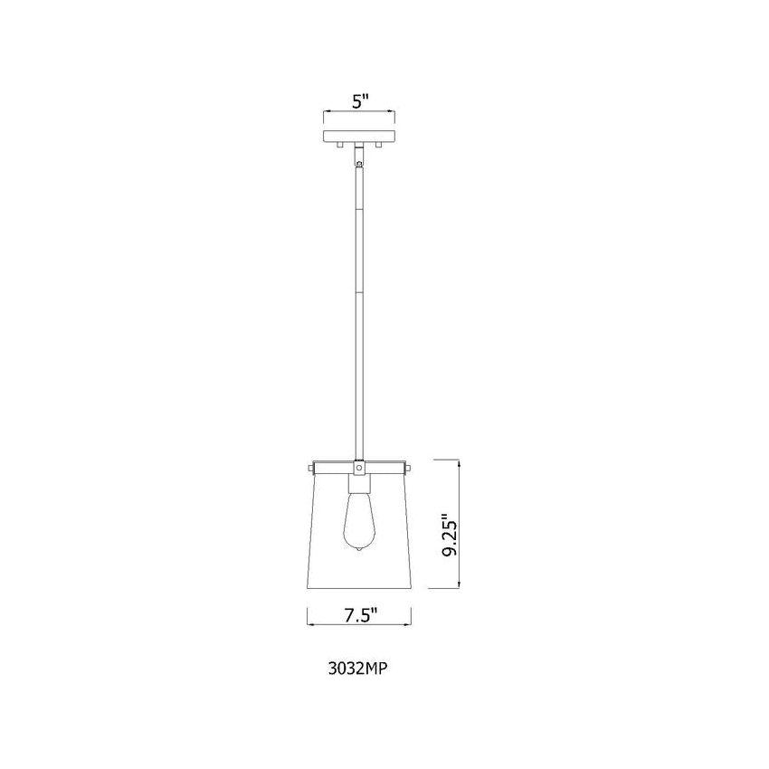 Callista 1-Light Mini Pendant