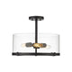Callista 3-Light Semi Flush Mount