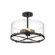 Callista 3-Light Semi Flush Mount