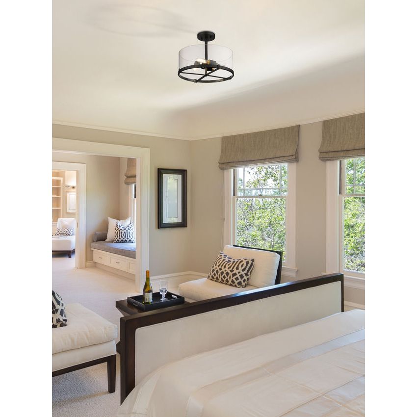 Callista 3-Light Semi Flush Mount