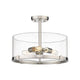 Callista 3-Light Semi Flush Mount
