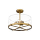 Callista 3-Light Semi Flush Mount