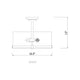 Callista 3-Light Semi Flush Mount