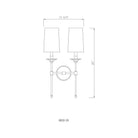 Z-Lite - Emily 2-Light Sconce - Lights Canada
