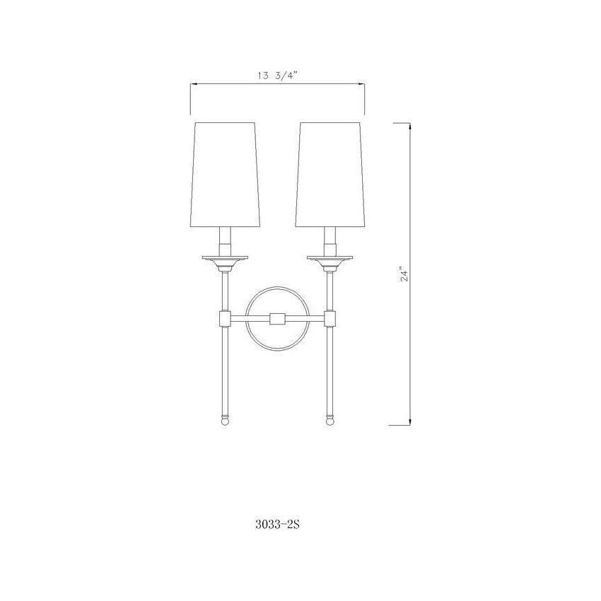 Z-Lite - Emily 2-Light Sconce - Lights Canada