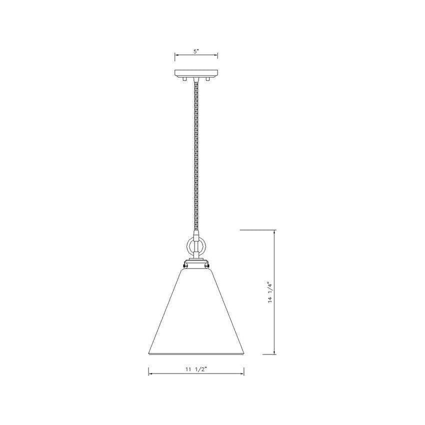 Z-Lite - Harper 1-Light Pendant - Lights Canada