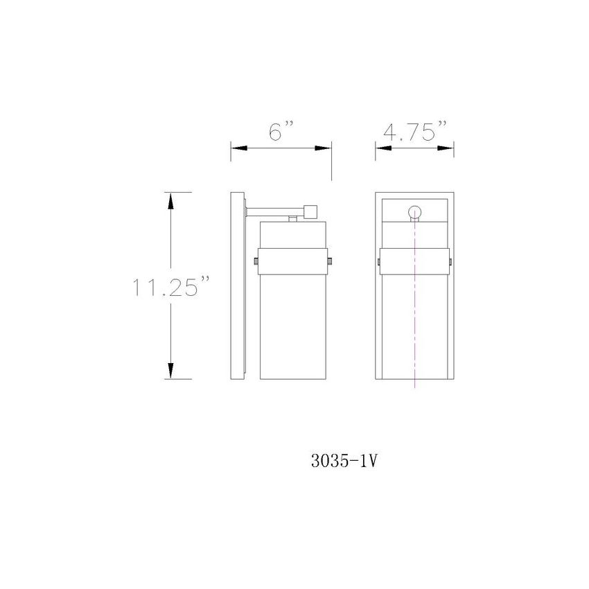 Z-Lite - Fontaine 1-Light Vanity Light - Lights Canada