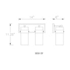 Z-Lite - Fontaine 2-Light Vanity Light - Lights Canada