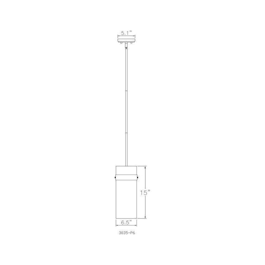 Z-Lite - Fontaine 1-Light Pendant - Lights Canada
