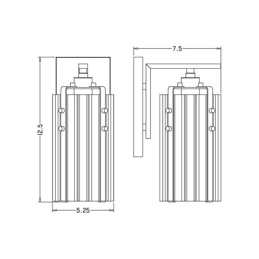 Z-Lite - Alverton 1-Light Sconce - Lights Canada