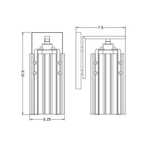 Z-Lite - Alverton 1-Light Sconce - Lights Canada