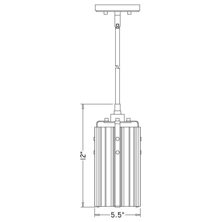 Z-Lite - Alverton 1-Light Mini Pendant - Lights Canada